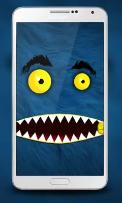 Monster Zipper Lock Screen android App screenshot 0